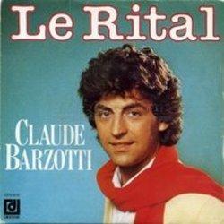 Cut Claude Barzotti songs free online.