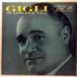 Cut Beniamino Gigli songs free online.
